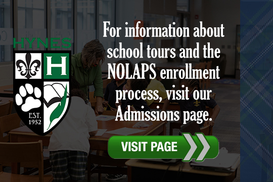 For information about school tours and the NOLAPS enrollment process, visit our Admissions page.